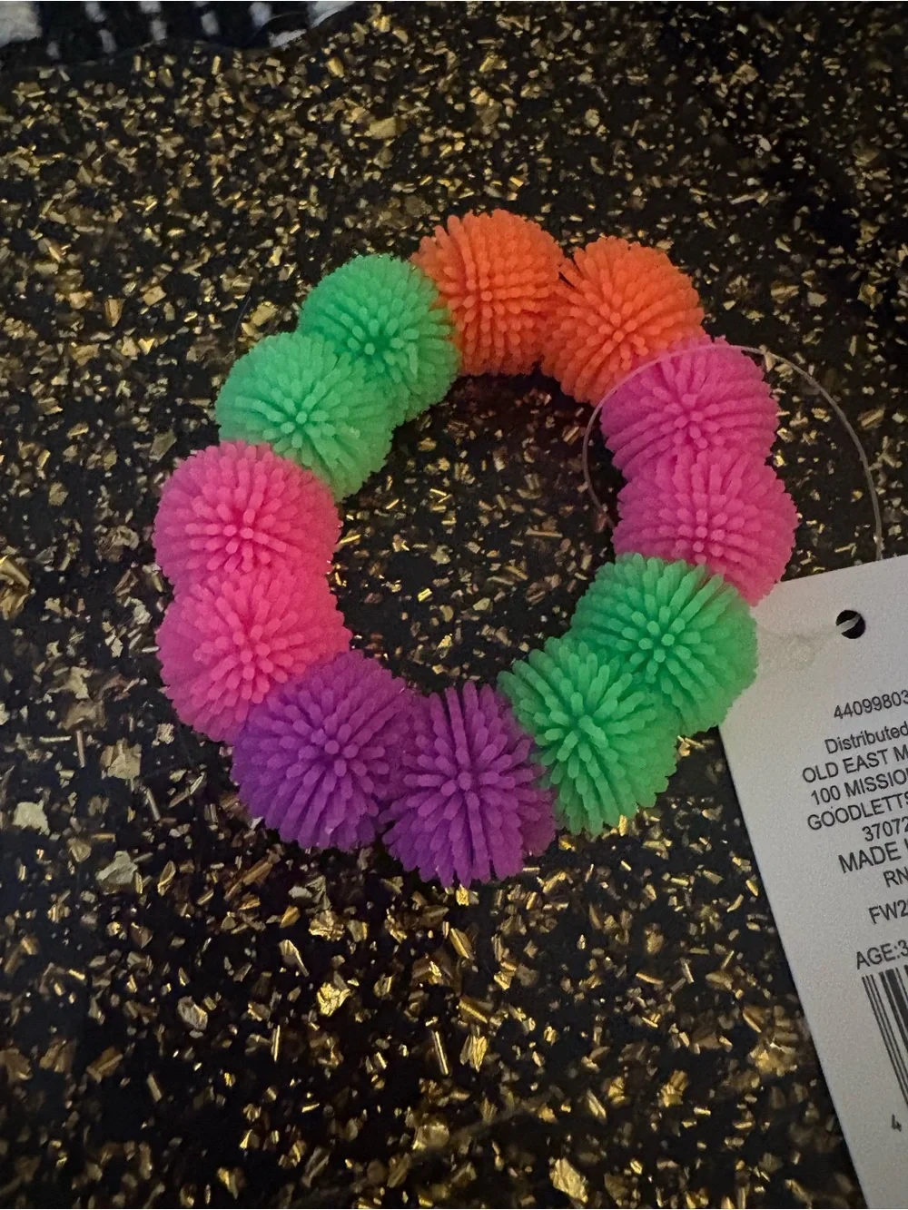 Set of 2 Pom Pom Bracelets